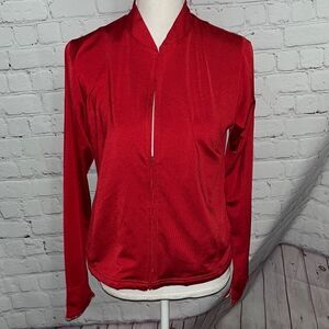 Lily’s of Beverly Hills - Red Jacket - Plaid Accent - S